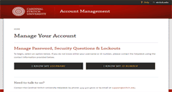 Desktop Screenshot of account.stritch.edu